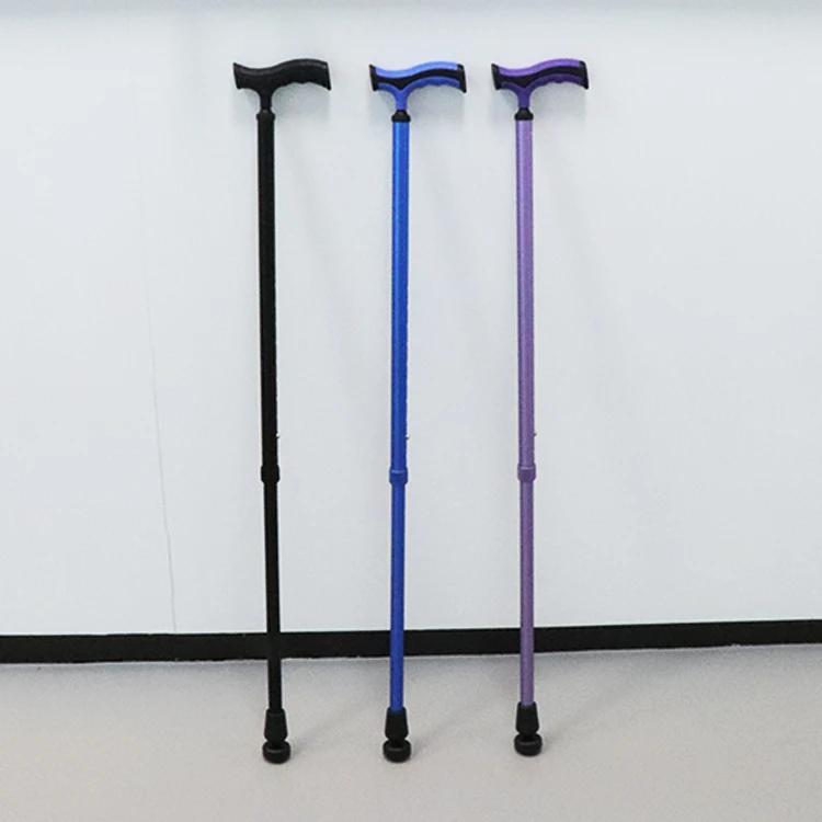 CE ISO Certificated Portable Walking Cane Aluminium Alloy Height Adjustable Medical Stick