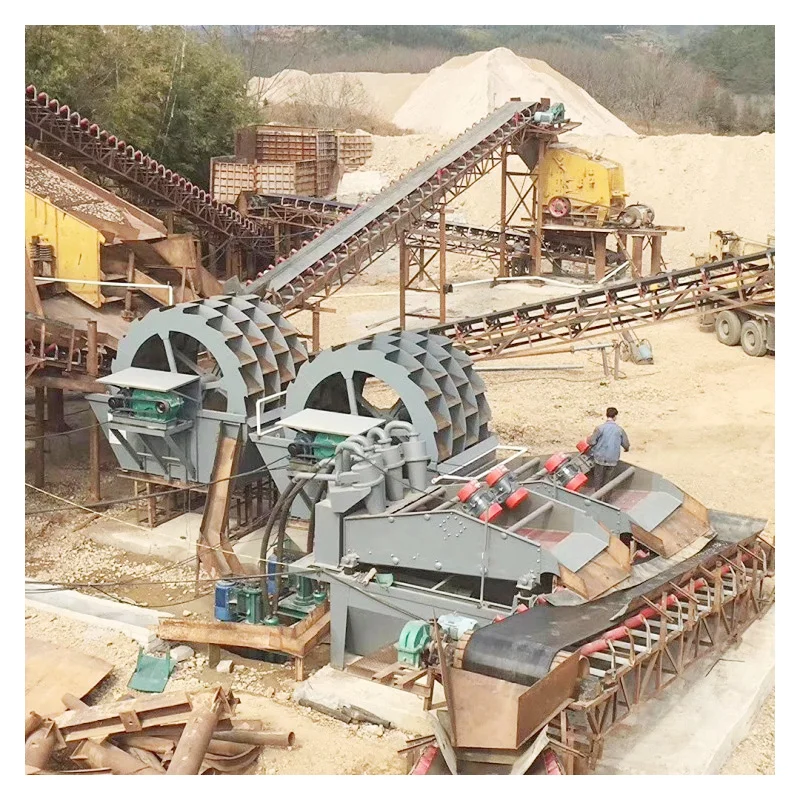 Reliable Cheap Wheel Sand Washing Machine for Sale Washing Cleaning Sand Washer Machine