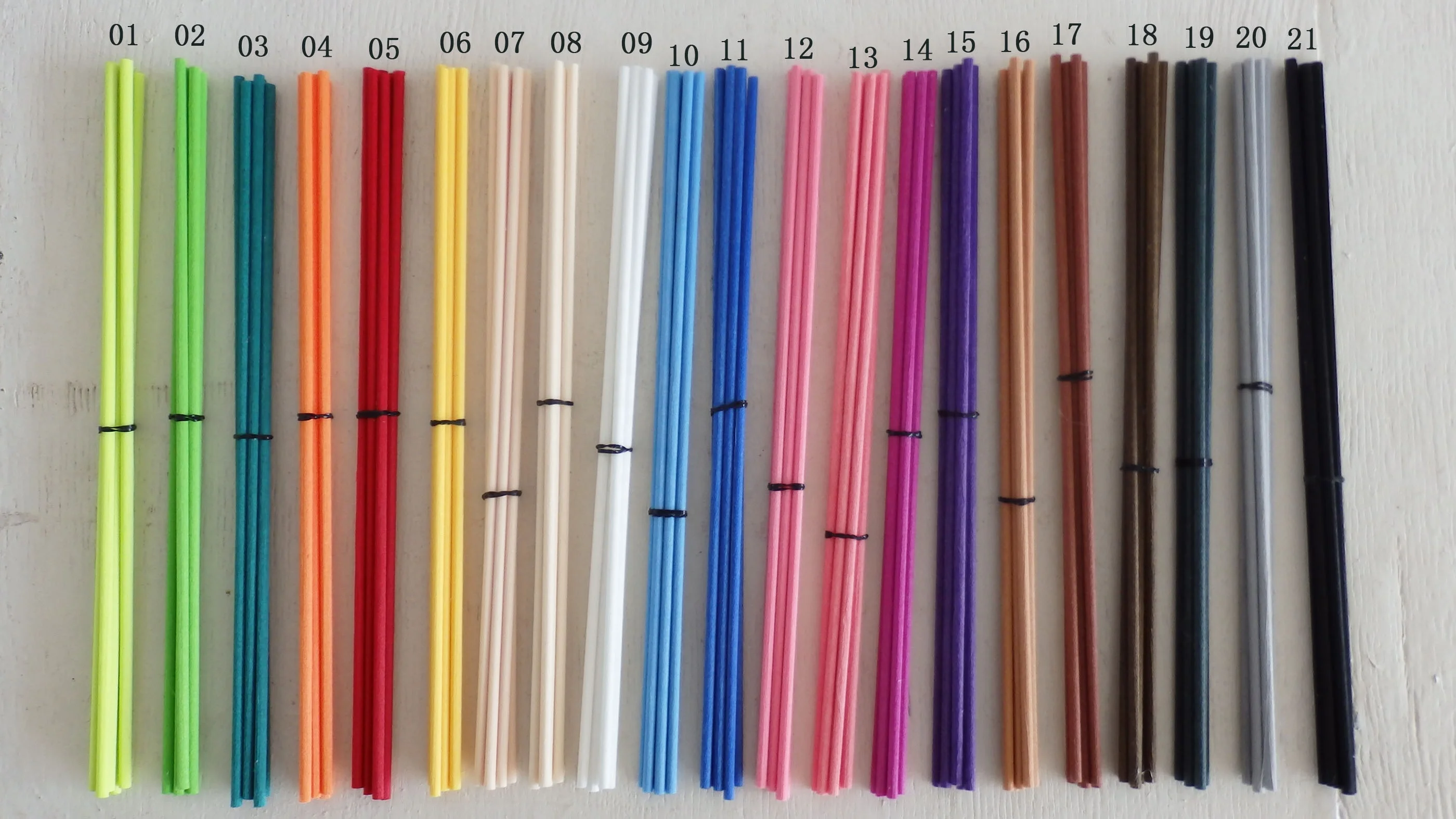 3mm*200mmAroma home fragrance diffuser diffusing stick fiber reed diffuser