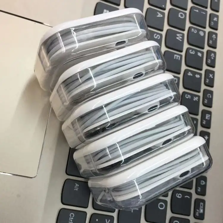 Дешевые стереонаушники, проводные наушники, гарнитура, наушники-вкладыши 3,5 мм с микрофоном для Iphone