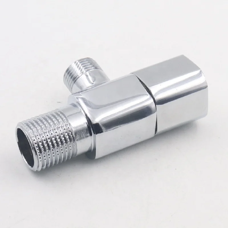 Горячая Распродажа, верхняя готовая поверхность, керамический картридж 1/2 дюйма, Цинковый угловой клапан с пластиковой ручкой