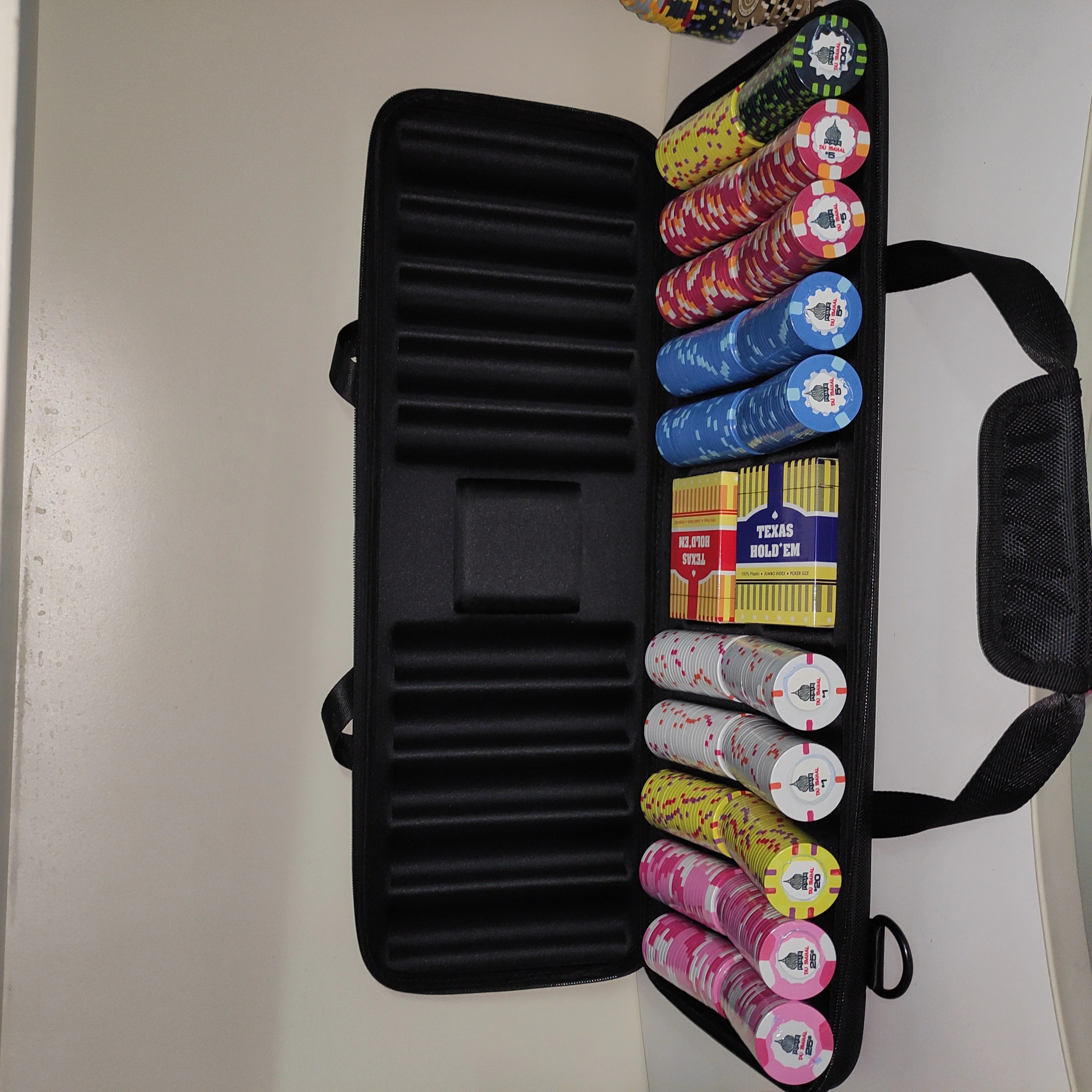 Custom 10G ceramic poker chips set