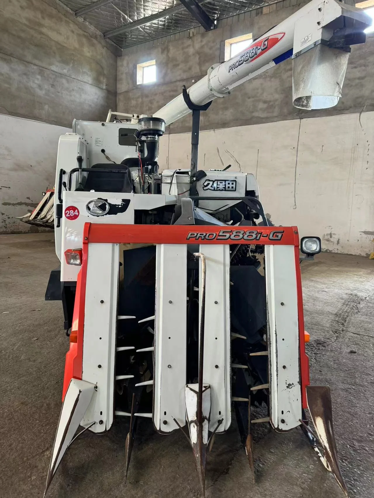 Used Kubota Combine Rice Wheat Harvester Farm Tractors Agricultural Machinery Harvesting Machine