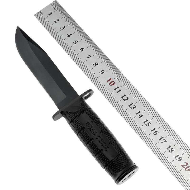 Camping Knife 3220499B Back Country Fixed HUNTING KNIVES LED light Survival Tactic knife With Flint Stick hard plastic sheath