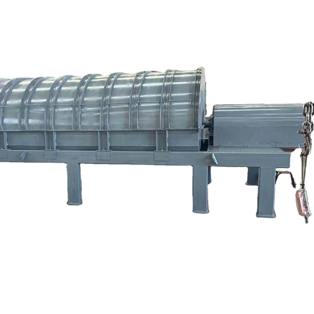 The large ore screening sand and gravel sorting machine has a shaft drum screening equipment