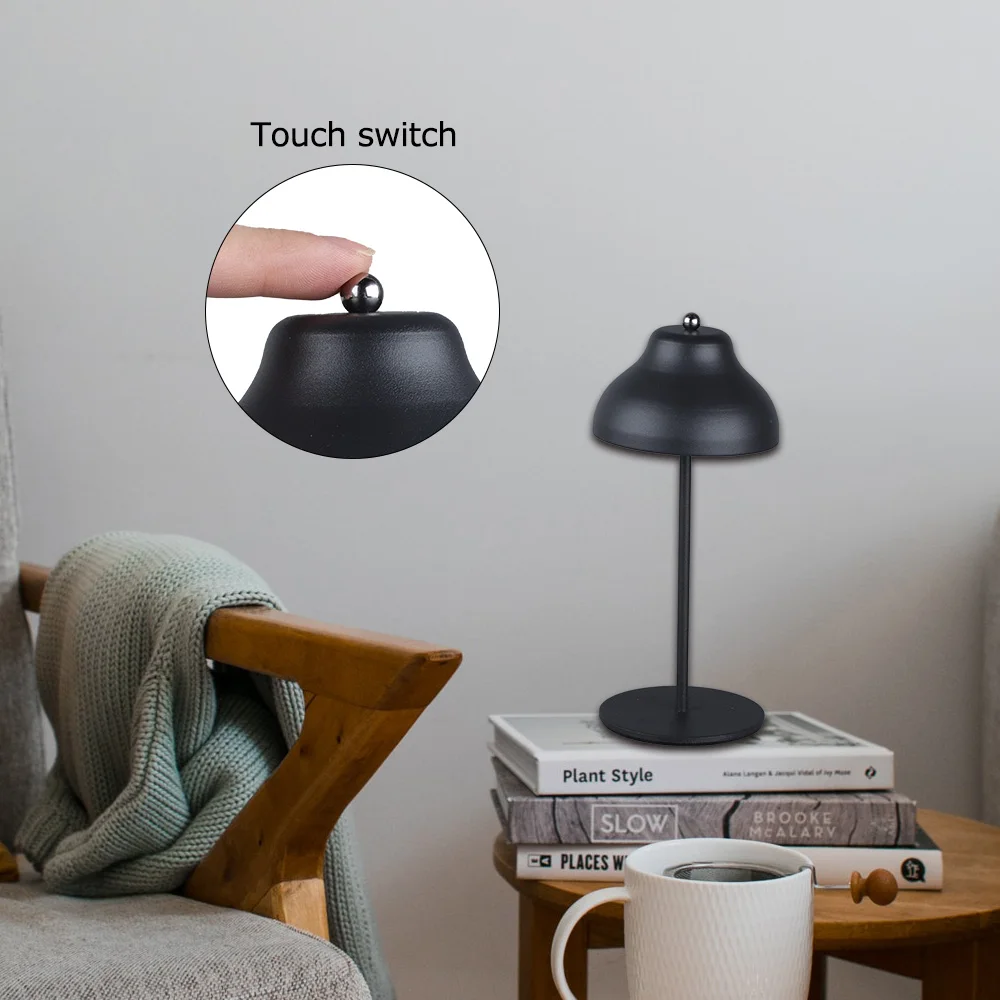 USB Rechargeable Touch Sensor Mini Night Table Light Umbrella Desk Lamp For Bedroom Decoration