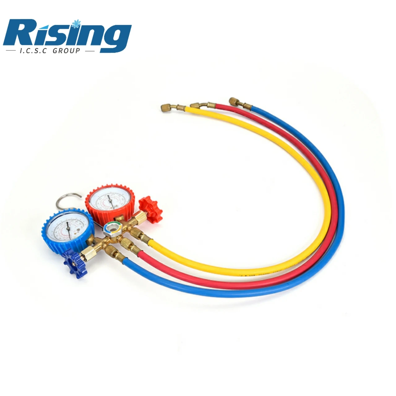 2023 Best Price Customized refrigeration tool parts air conditioning appliances brass manifold sets manifold pressure gauge