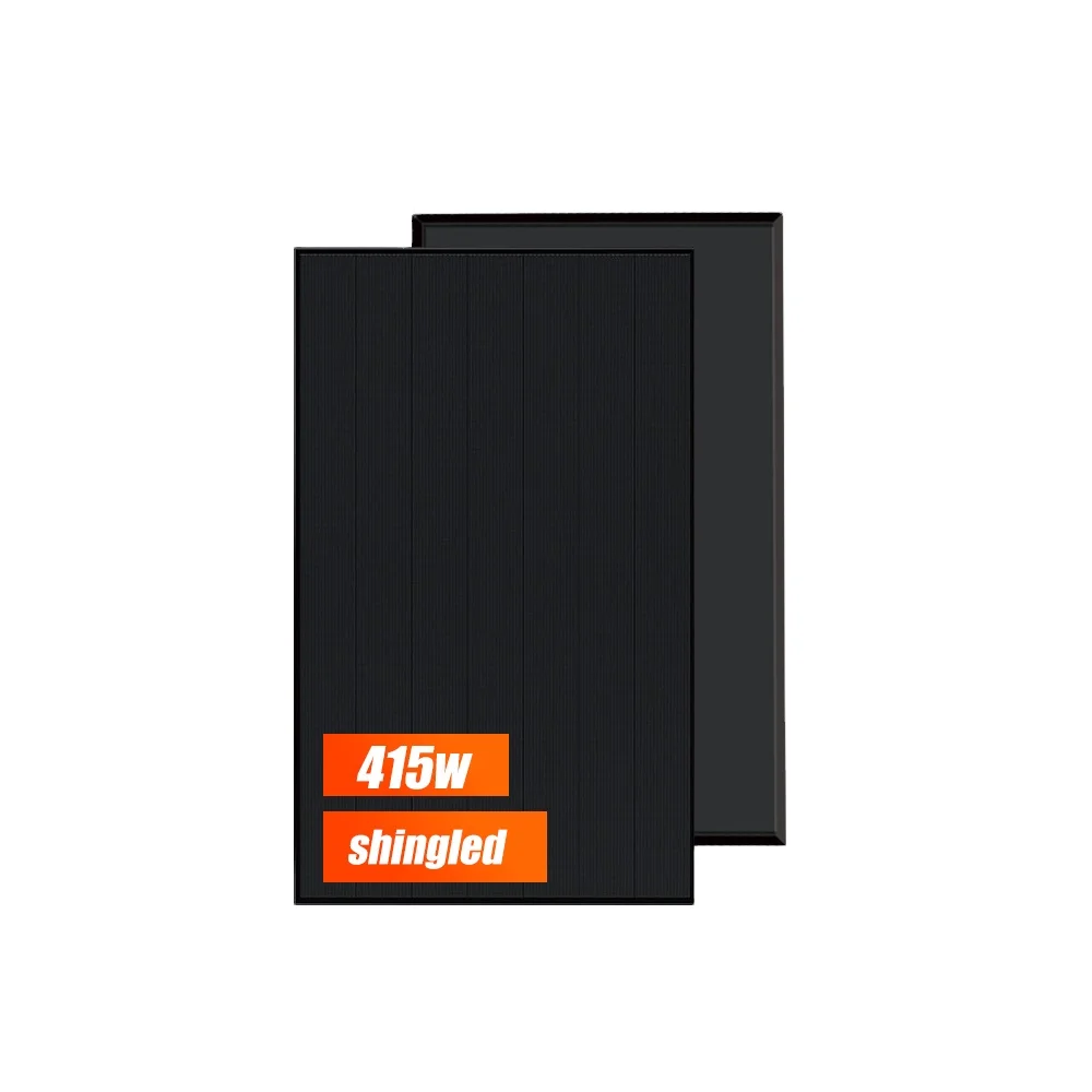 ЕС склад PV модуль для домашнего использования солнечные панели 400 Вт 410 Вт 415 Вт Высокоэффективная полностью черная солнечная панель для продажи