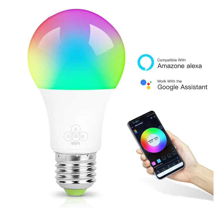 9w B22 E27 220v Lamp color Led Light Bulb products smart bulb alexa Energy Saver Rgb homekit Wifi Tuya Bulb Light