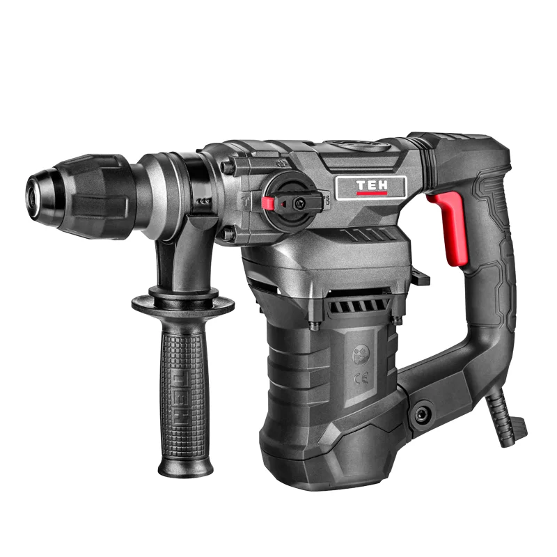 TEH 1500W 32mm Heavy Duty Rotary Hammer Drill Electric Drilling Hammer Machine
