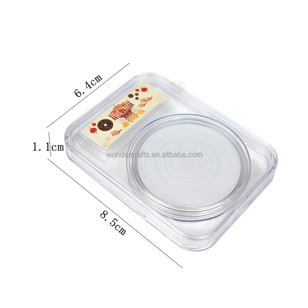 WD Custom Varisized Graded Plastic Coin Holder Display Slabs Storage Box Case Collection Supplies