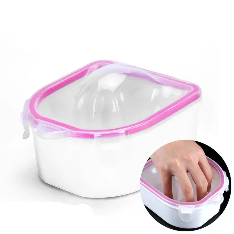 Nail Art Salon Soak Off Bowls Double Layer Manicure pedicure Nail Soaking Bowl