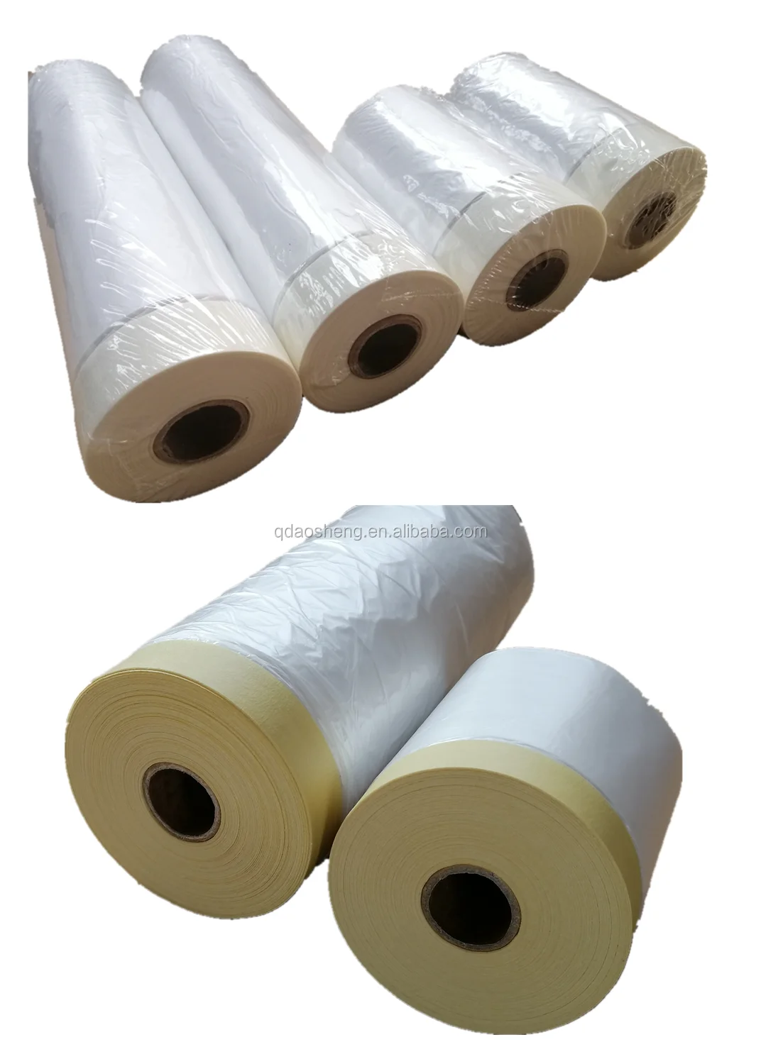 Roller Masker DIY Pre-Taped Plastic Film