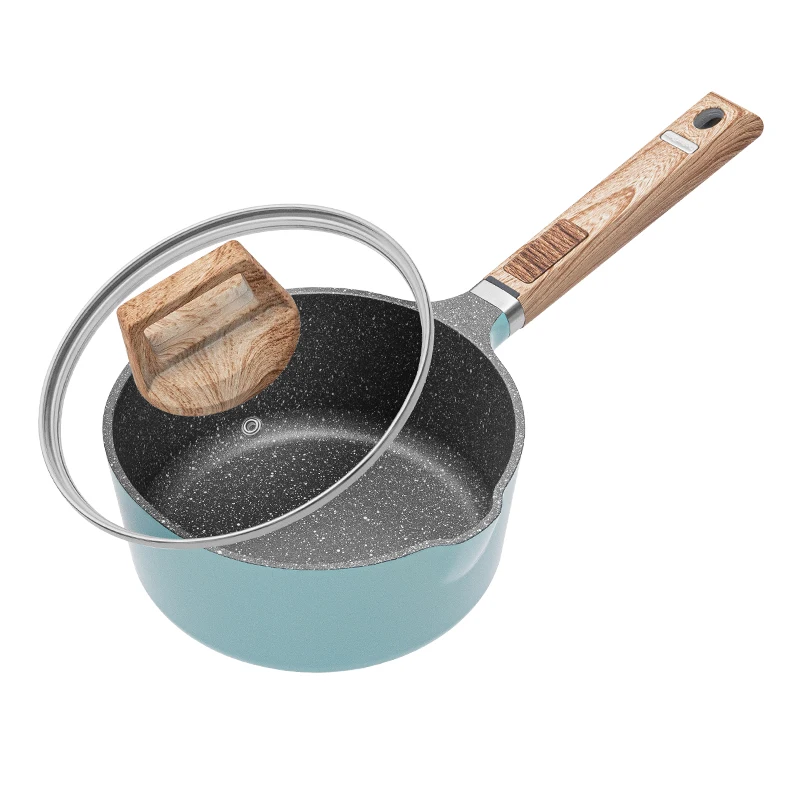 
Cookerbene 20cm Aluminium small milk pan frying pan 