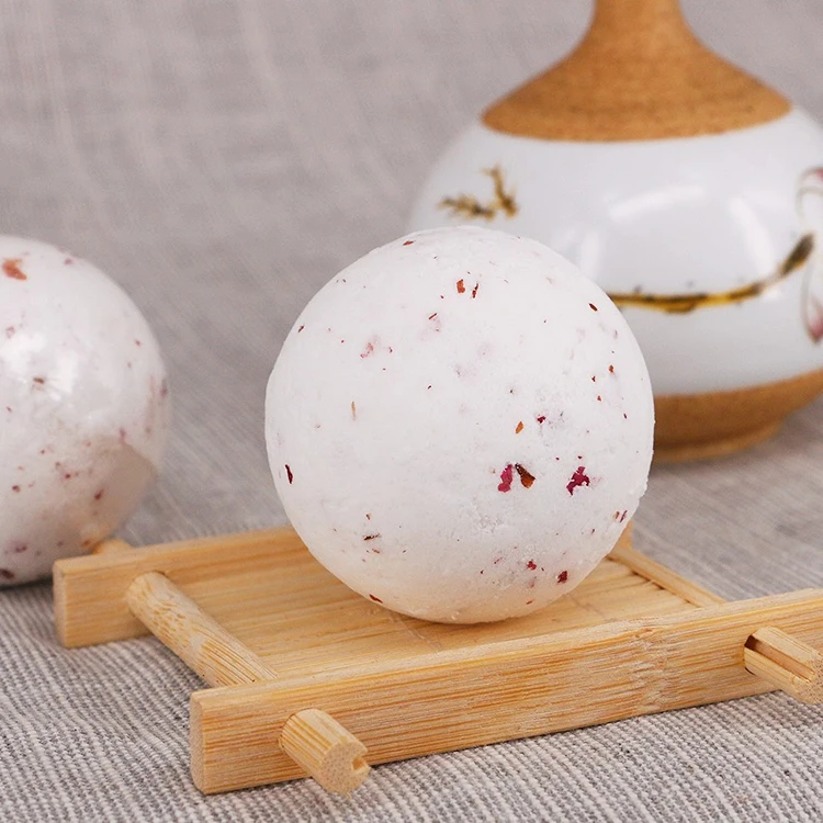 Latest arrival cross-border wholesale explosive salt bath ball toiletries bath special bath bomb