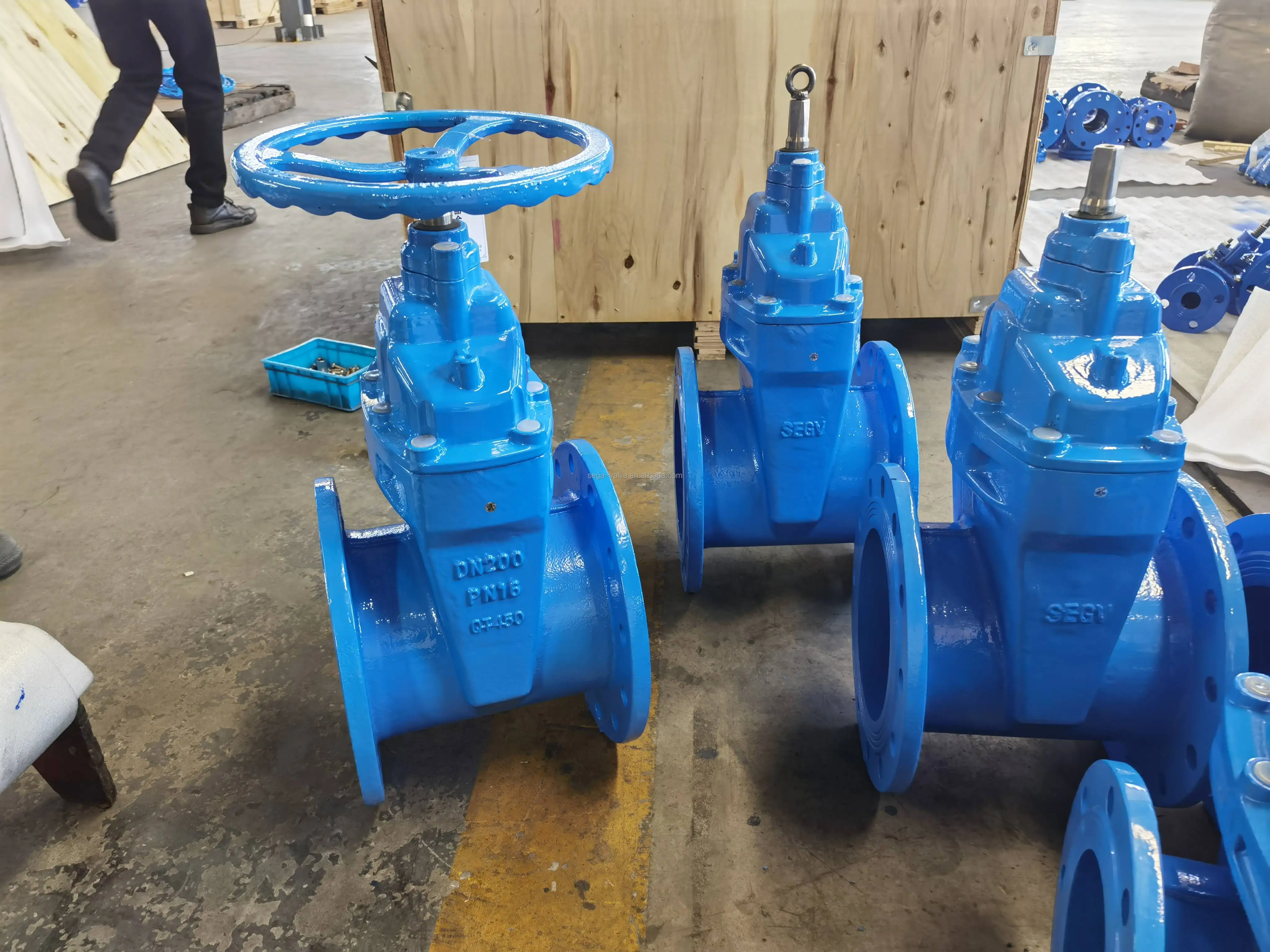 AWWA DUCTILE IRON CLASS 150 NON-RISING STEM RESILIENT SEATED GATE VALVE