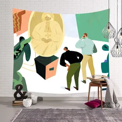 Hot Selling Machine Washable Art Decor Tapestry Wall Hanging Bedroom