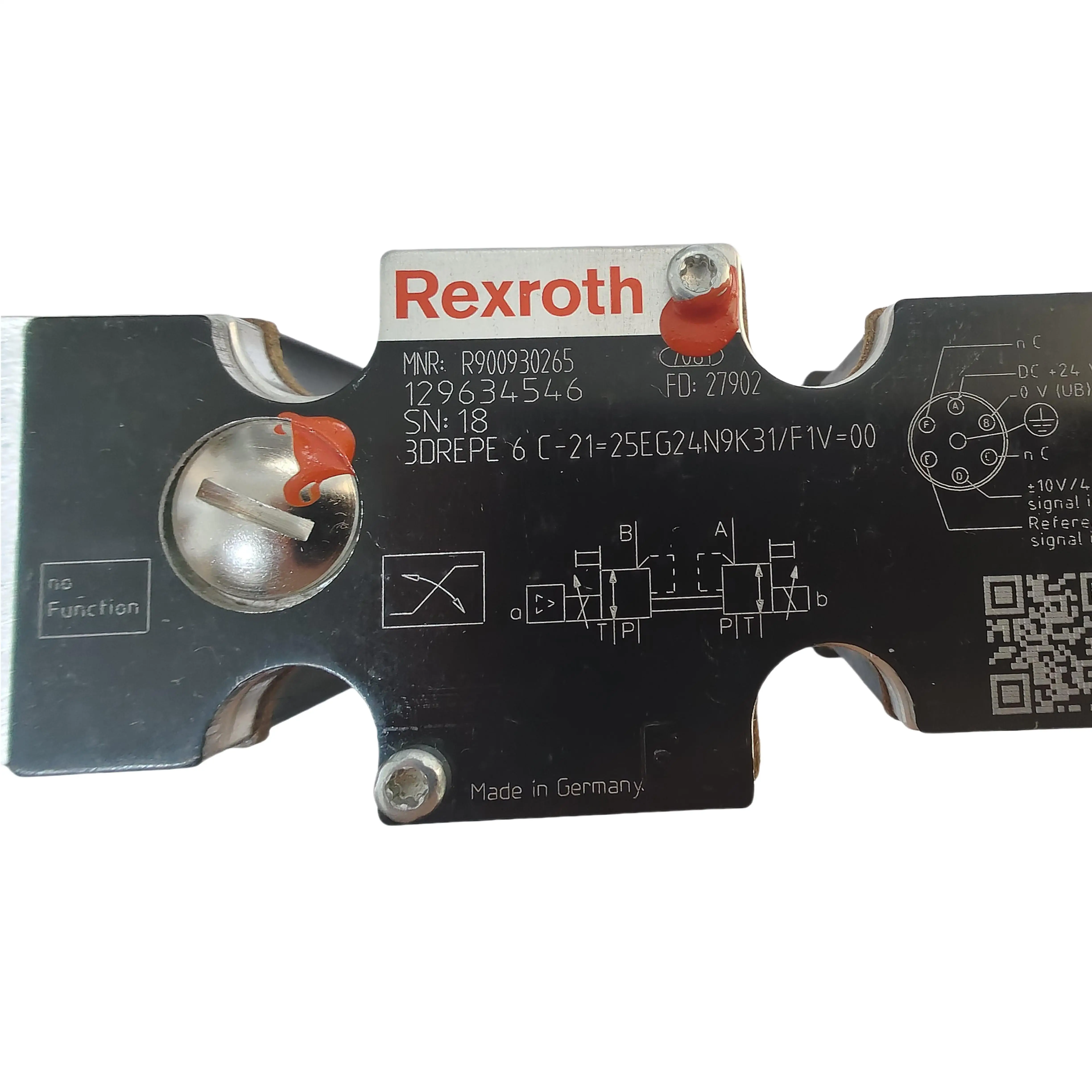 Клапан пропорционального направления Rexroth R900757605 4WRZE16W8-150-7X/6EG24N9EK31/F1D3M