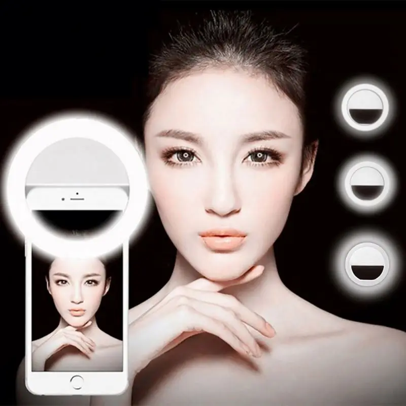Fashion Phone PC Selfie Lights Factory Supply Live Strm Flash Fill Light 36 LEDS Lunous Ring Clip Lens Ring Selfie Lights