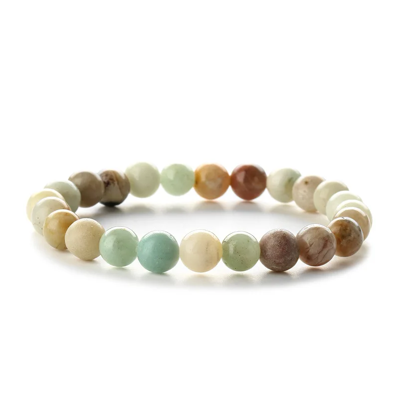 G3199 Wholesale 8Mm Crystal Wood Tiger Eye Agate Beads Bracelets Jewelry Lava Quartz Chakra Rainbow Color Stone Bead Bracelet