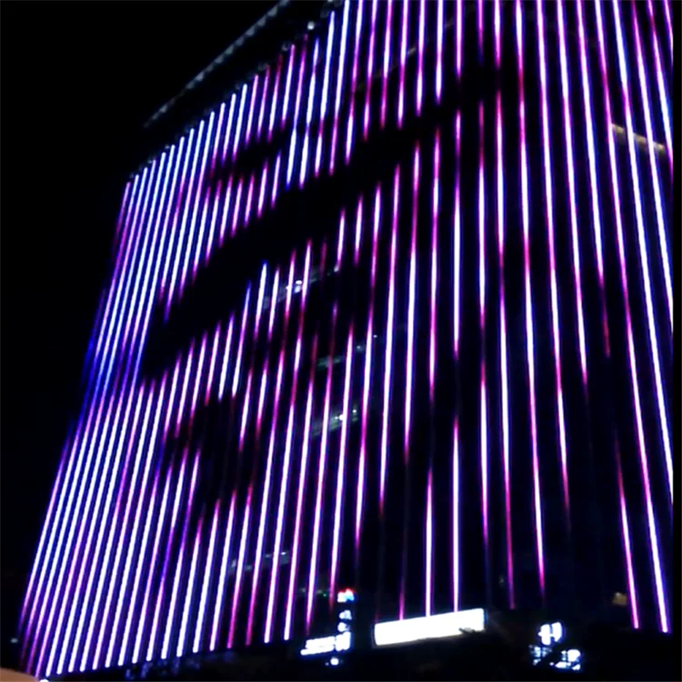  Оптовая продажа DMX видео трубка rgb светодиодная