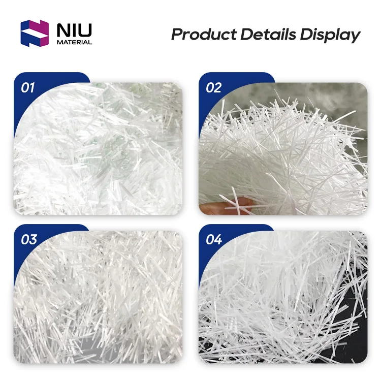 Fast delivery Manufacturer 3mm 6mm 12mm fiberglass chopped strands AR Composite glass fibre chopped strands