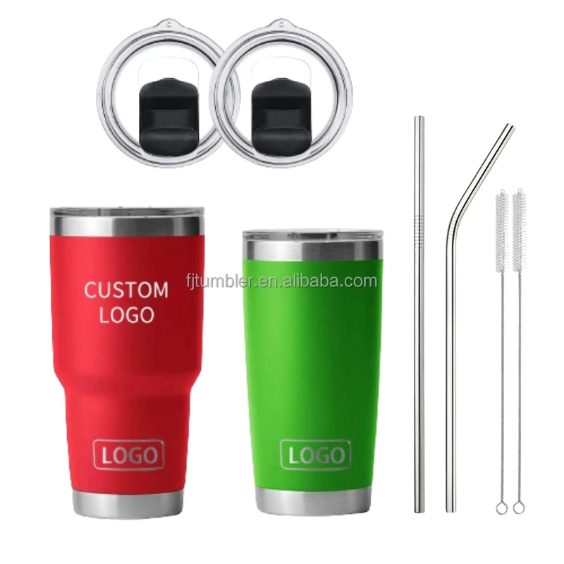 Famous Brand Original Logo 20oz 30oz 30 Ounces Yeticooler Yety Yetys Vasos Stainless Steel Tumbler Thermo Cup With Magnetic Lid