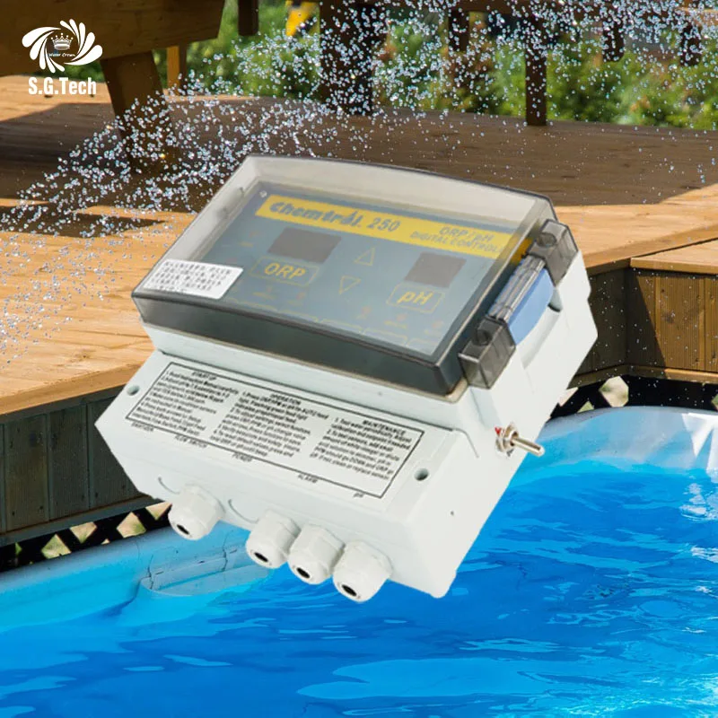 Swimming Pool Spa Pool Accessories Disinfection System Automatically Water Controller ORP PH Water Quality Monitor