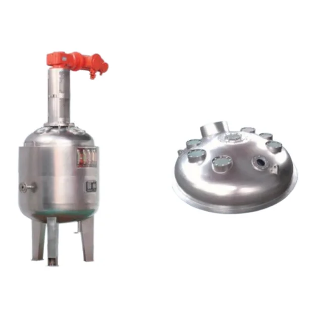 Stainless steel Reactor Chemical mixing Reactor tank oil steam electrical heating jacketed reaction kettle