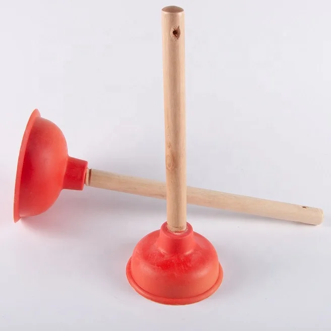 Rubber Toilet Plunger Set