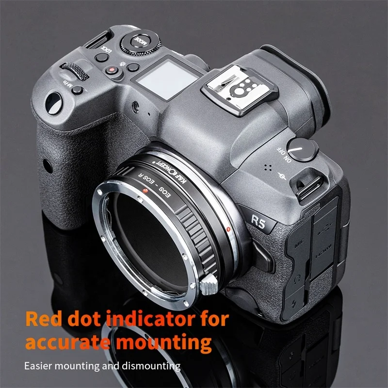 K&F Concept Lens Mount Adapter for Canon EF Lenses to Canon EOS R Camera