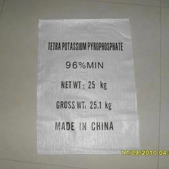 tech grade and food grade Tetrapotassium pyrophosphate (TKPP)