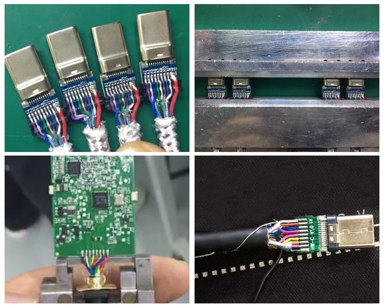 Welder C Type Cable Machine Dual-side Pulse Heat Soldering Welding