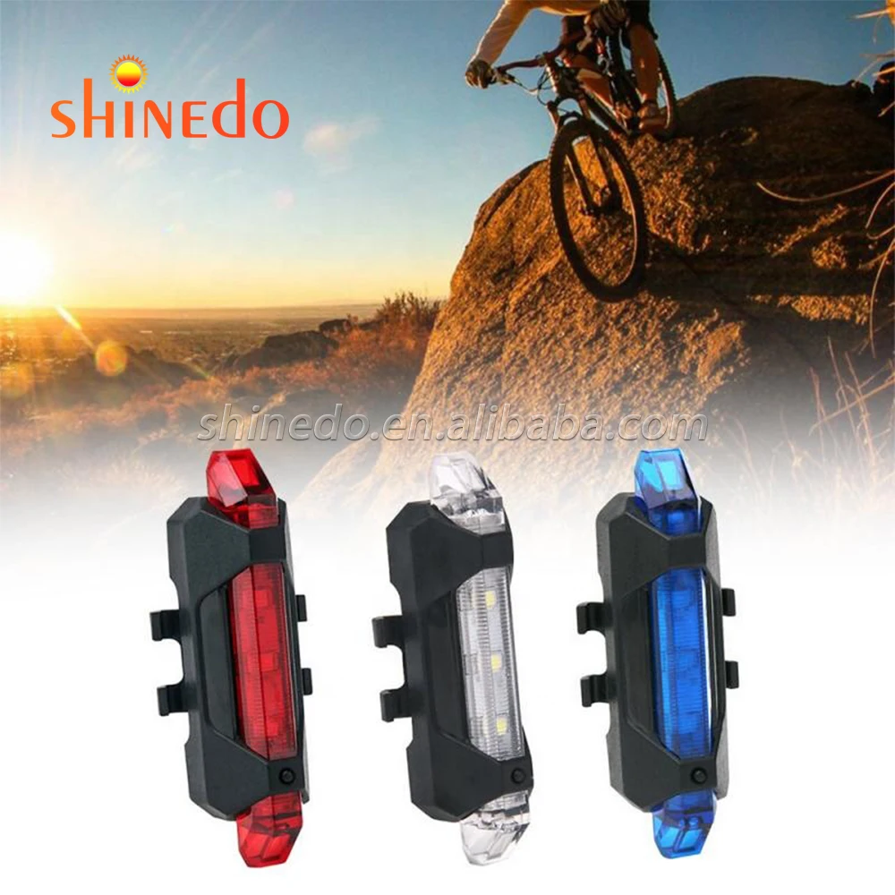  Hot Selling Ip65 Waterproof Usb Rechargeable Bike Rear Light Bright Bicycle