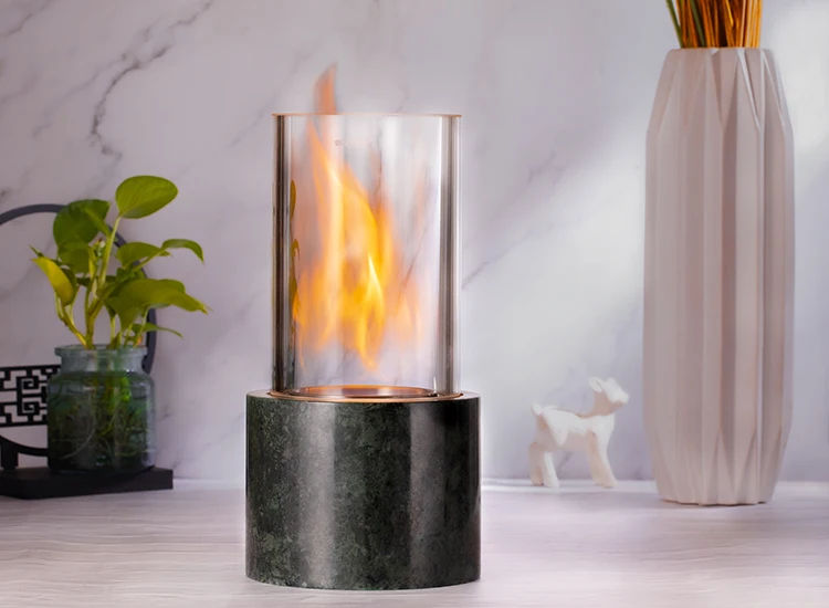 Miniature Home Coffee Table Custom Ethanol Fireplace