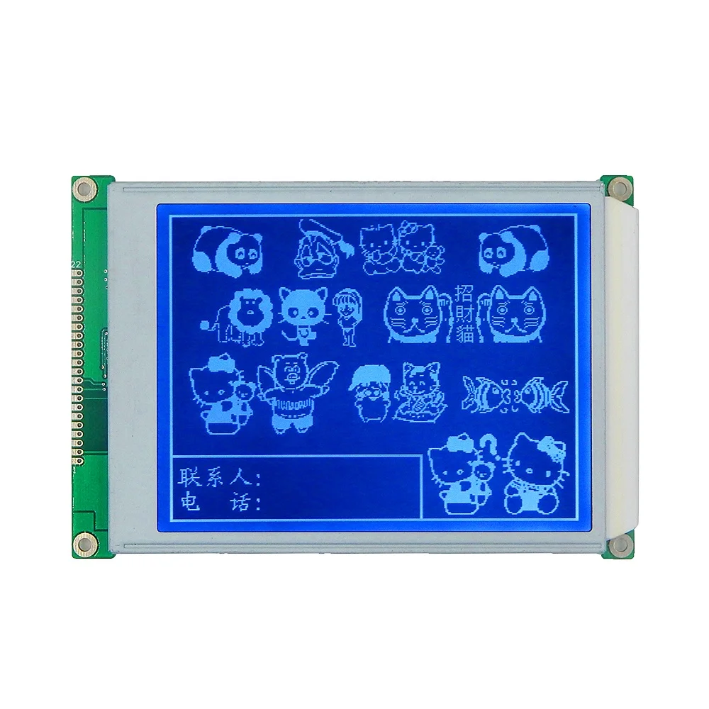  Монохромный модуль Ra8806/ra8803 5 7 дюйма 320x240 контроллер