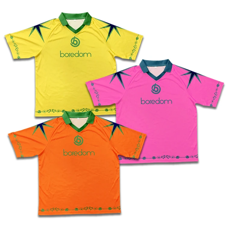 Wholesale Soccer Jersey Custom Design Color Sublimation Soccer Uniform Football Jersey