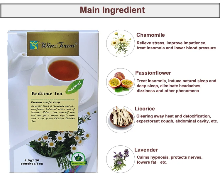 Chinese Herbal Sleep Tea Good Night Winstown blended Flavor Tea Bags Fertility Pregnancy bedtime Tea