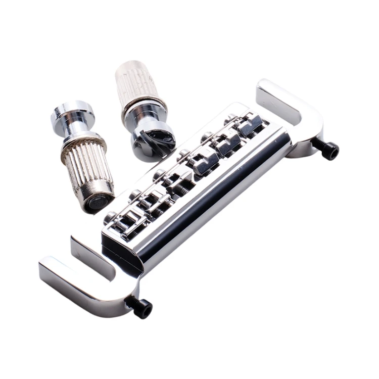 Guitar Wraparound Bridge Guitar Bridge Adjustable Roller Saddle Tune-O-Matic Bridge