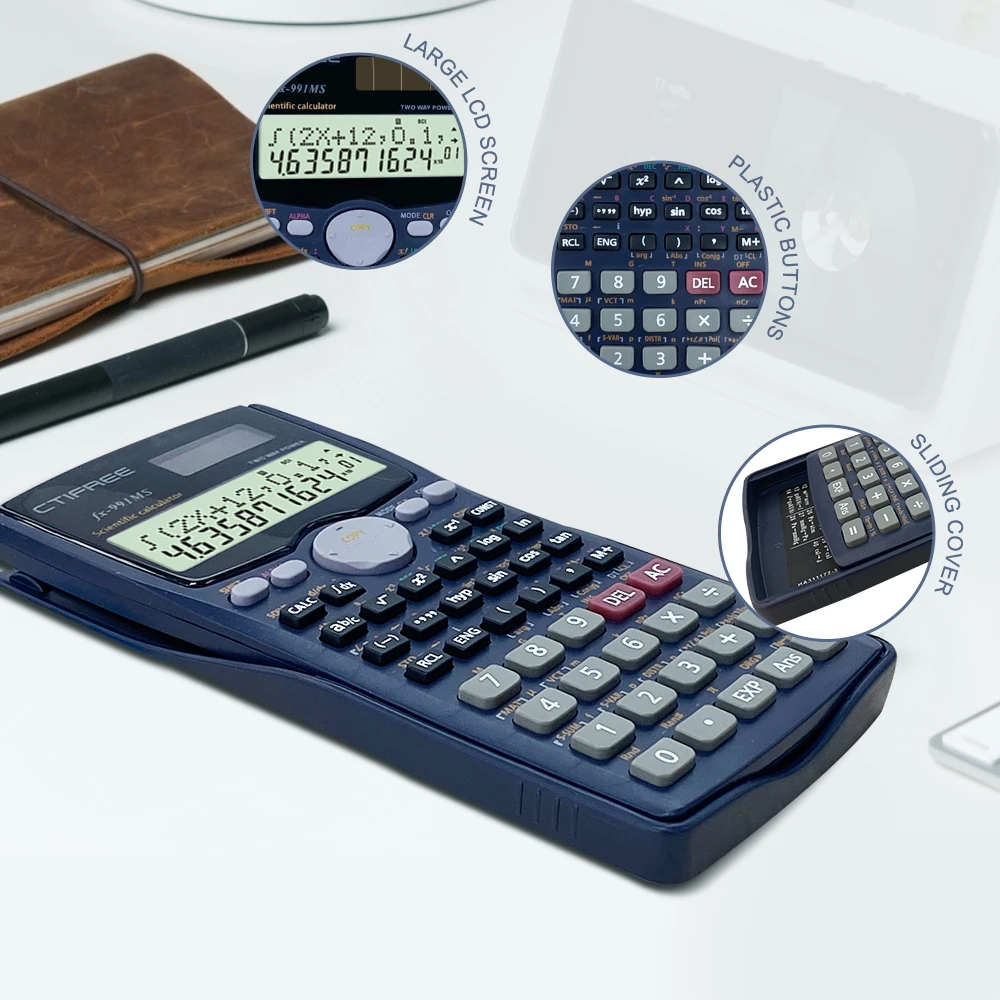 Calculators FX 991MS College Middle Student Mathematics 401 Function Calculadora Cientifica  Scientific Calculator