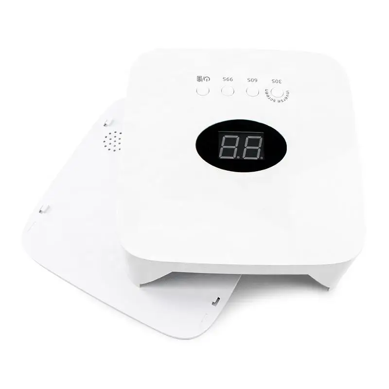54W Cordless Rechargeable UV LED Nail Dryer With 3 Timer Setting For Home and Salon
