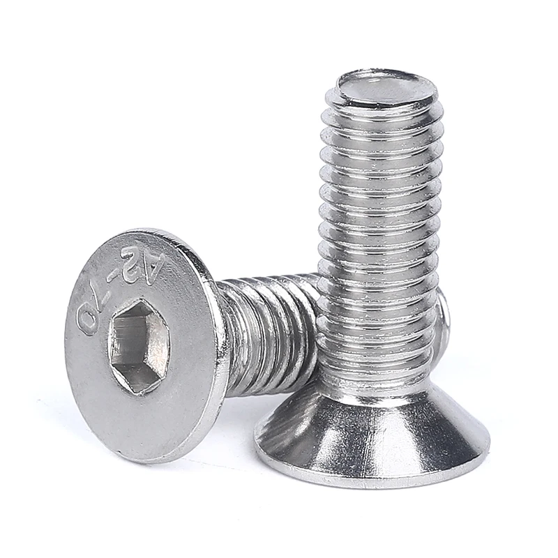 ISO 10642 DIN7991hex flat head countersunk socket screw Schrauben Flache KopfschraubeStainless Steel countersunk screw bolt8*40