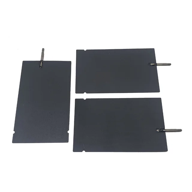 Titanium electrode plate for swimming pool salt chlorinator