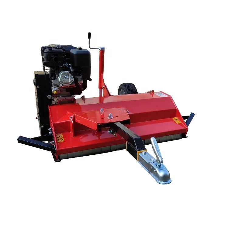 ATV grass mower with back tires