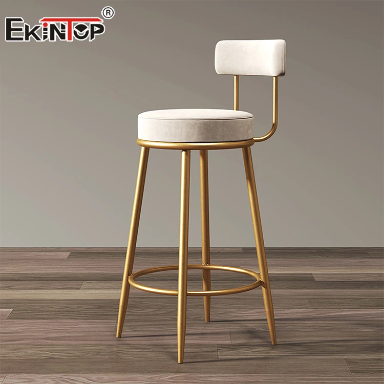Барная мебель Ekintop металлический золотой барный стул поворотные стулья кухонные