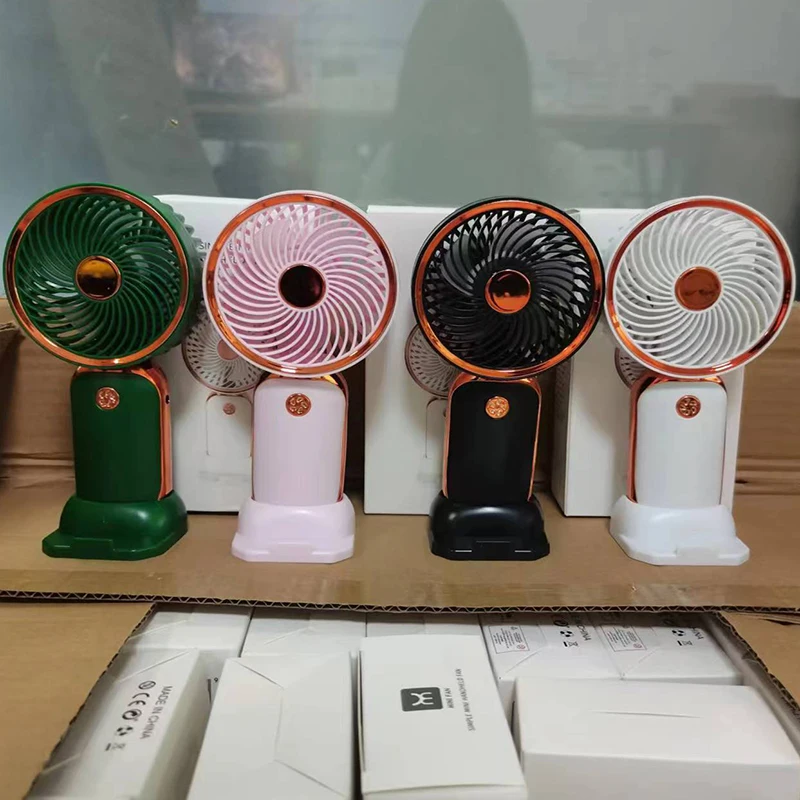 High Quality Mini Handheld USB Portable Battery Desk Ceiling Fan For Office Personal Table Electric Fan
