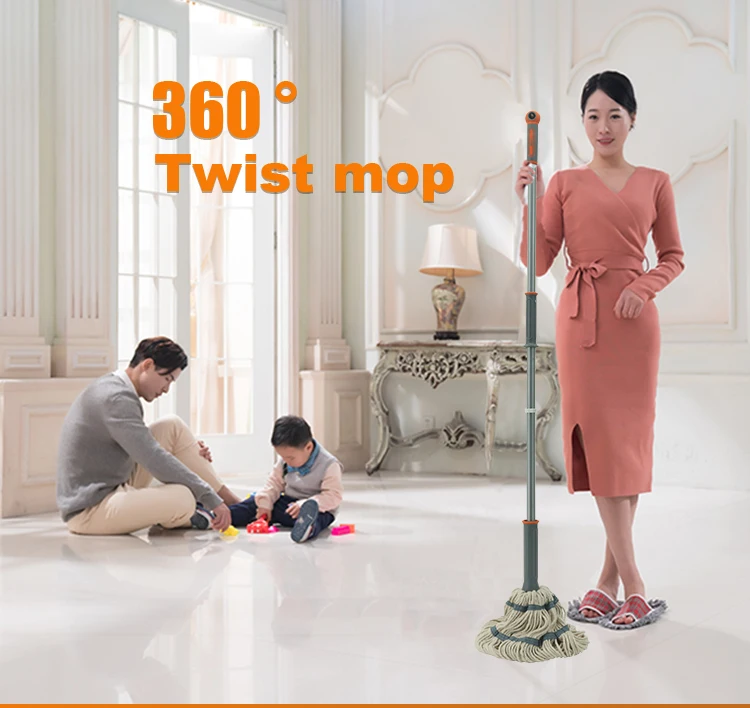 EAST new twist mop 360 floor, mops for commercial cleaning, magic mop twist dust
