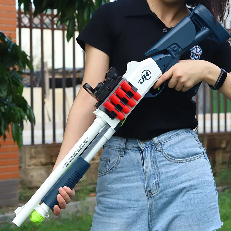 Новое поступление XM1014 игрушечный пистолет с мягкой пулей имитационный Размер забавная игра для детей и взрослых