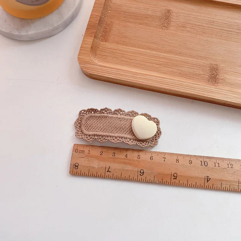 New Cute Fashion Children Hair Clips Lace Bear Bows Girls Headbands Women Hairpins Baby Hair Accessories Korea Winter