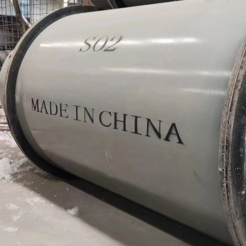 China Manufacture direct supply Liquid Sulfur Dioxide Gas Sulphur Dioxide SO2 Gas